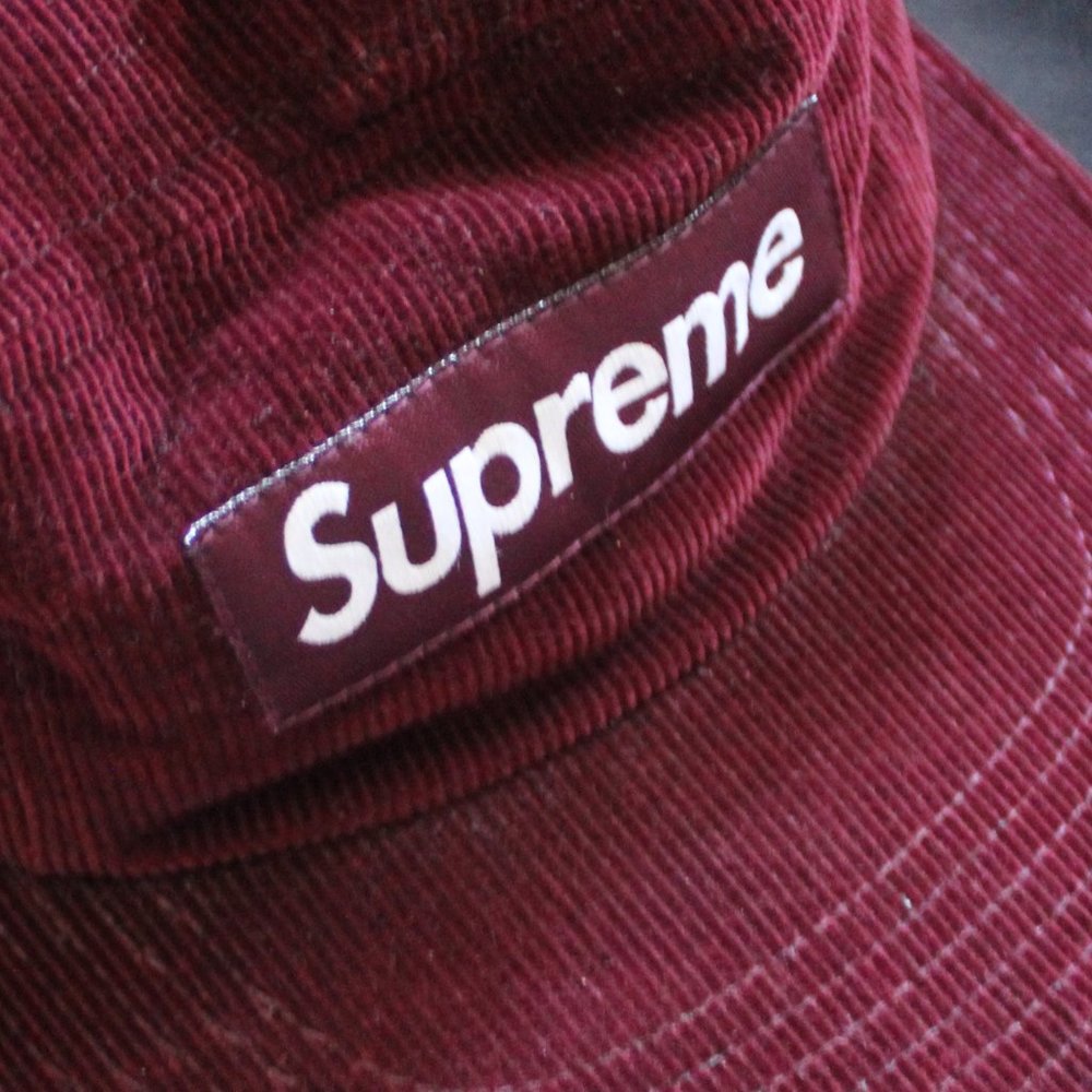 Supreme FW 2013 Burgundy Corduroy Croc Strap Hat - Picture 7 of 7
